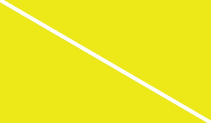 Balise-rectangle-jaune-avec-ligne-Photo
