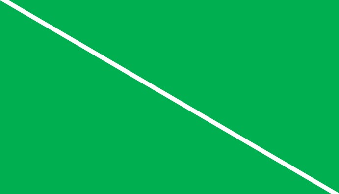 Balise-rectangle-vert-avec-ligne-Photo